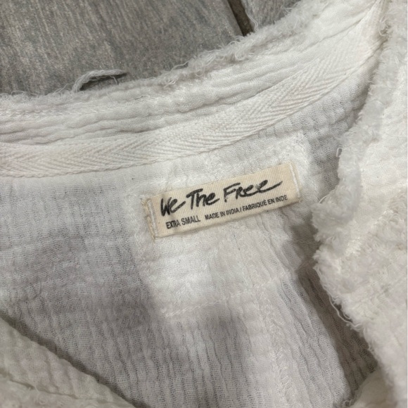 Free People We the Free Sugar Rush Babydoll Tunic 100% Cotton Size XS - Picture 6 of 9